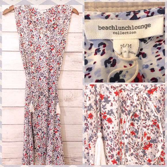 beachlunchlounge Dresses & Skirts - Beach Lunch Lounge Floral Print Dress NWT Medium